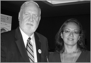 Dennis Noal and Dr. Cornelia Wieman