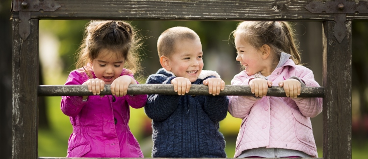 three children