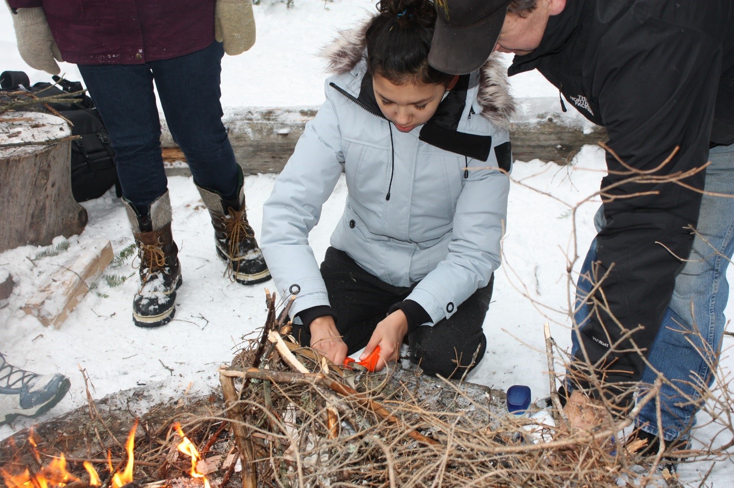 Un rassemblement de leadership hivernal pour les jeunes autochtones pris en charge