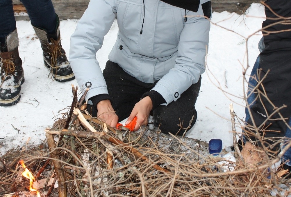 Winter leadership camp for Indigenous youth in care