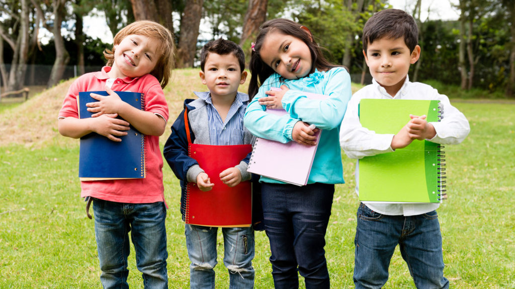 Kids with Books