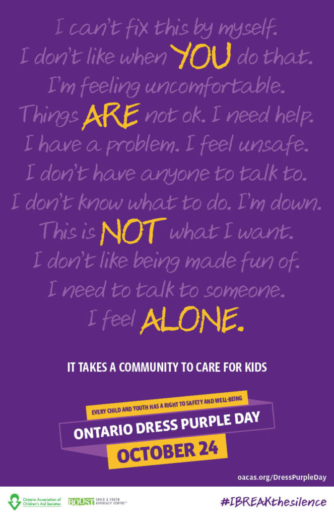 Dress Purple Day Poster