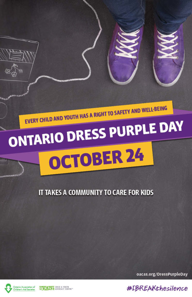 Dress Purple Day Poster