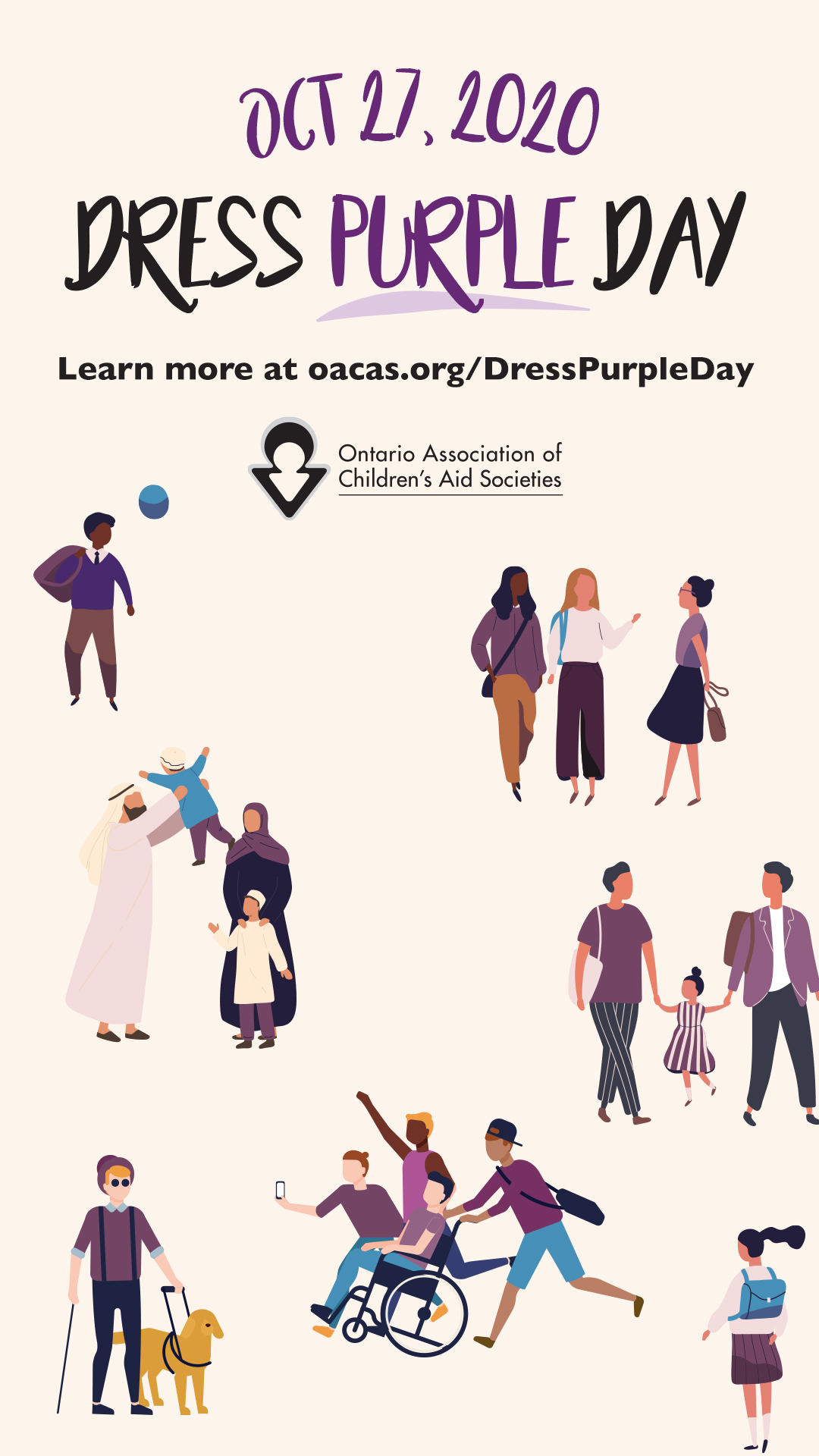 Dress Purple Day 2020 Instagram Stories EN