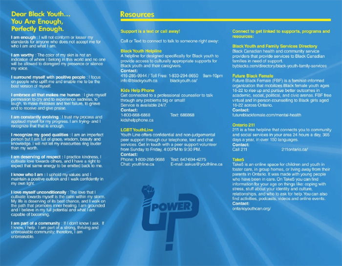 PowerUp! Resources Pamphlet