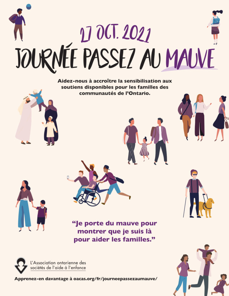 Dress Purple Day 2021 poster FR