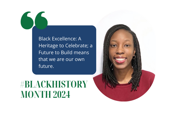 Quote: Black Excellence: A Heritage to Celebrate; a Future to Build means that we are our own future.